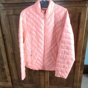 Women's Pink Quilted Jacket